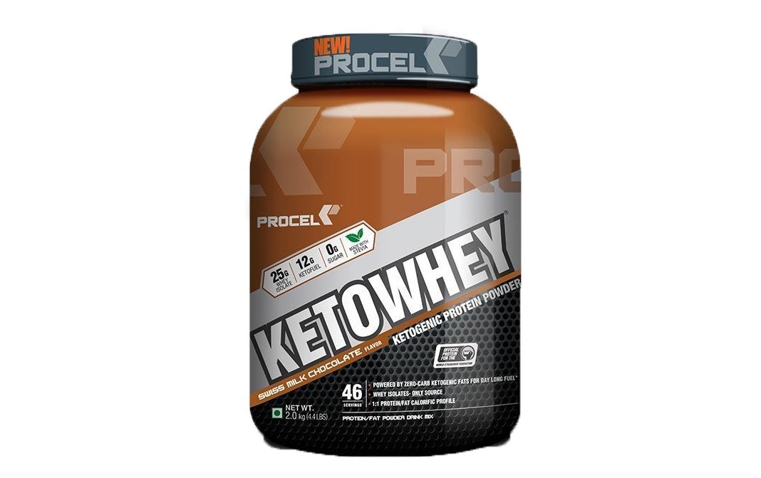 Procel Ketowhey Swiss Milk Chocolate Flavor Ketogenic Protein Powder   Jar  2 kilogram